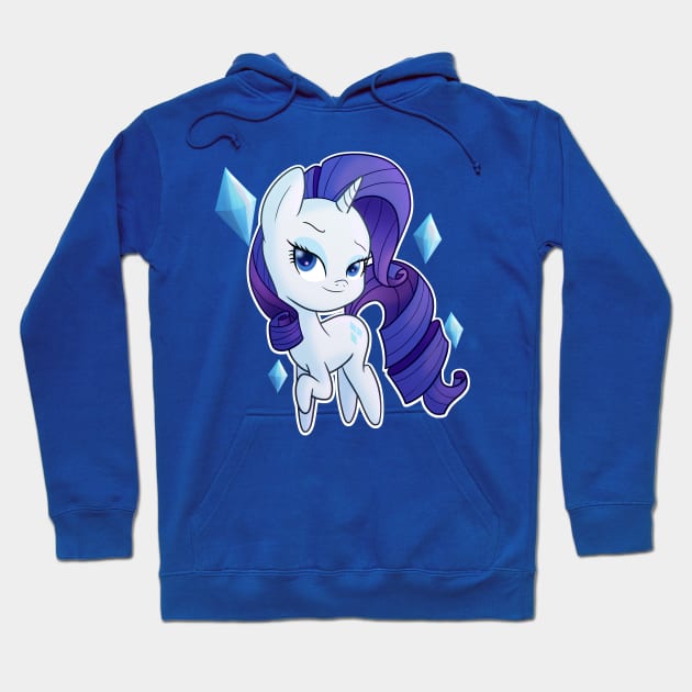 Chibi Rarity Hoodie by vcm1824